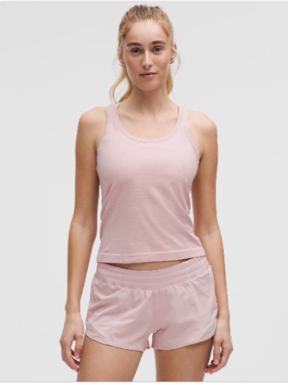 lululemon athletica NEVER WORN Blush Pink Racerback Tank